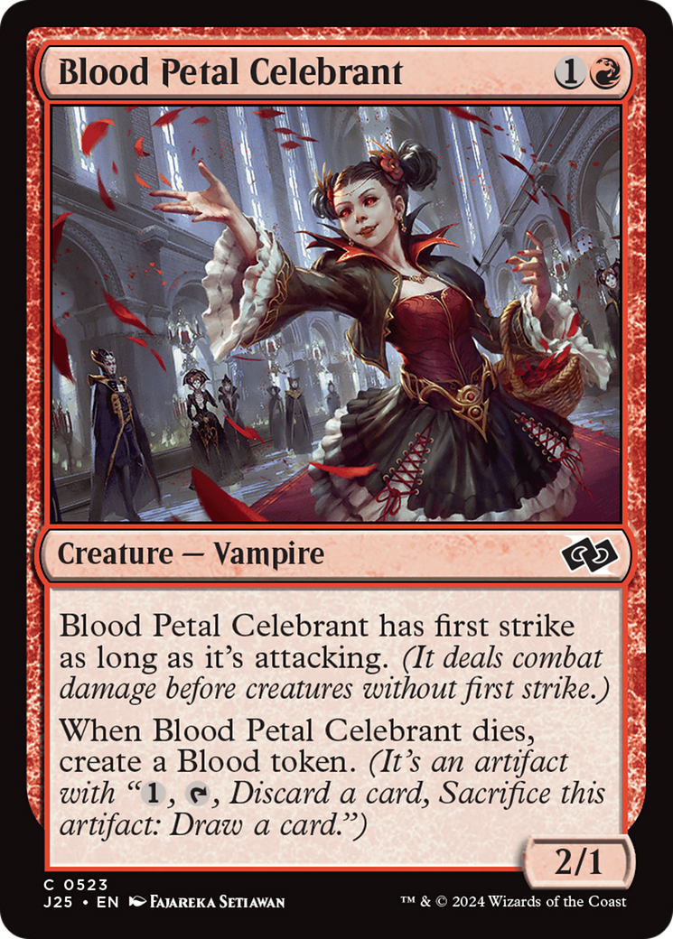 Blood Petal Celebrant [Foundations Jumpstart] | Exor Games Bridgewater