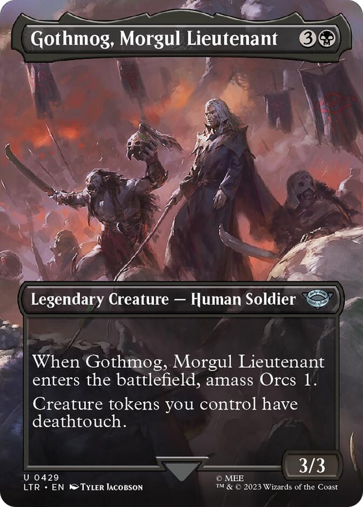 Gothmog, Morgul Lieutenant (Borderless Alternate Art) [The Lord of the Rings: Tales of Middle-Earth] | Exor Games Bridgewater