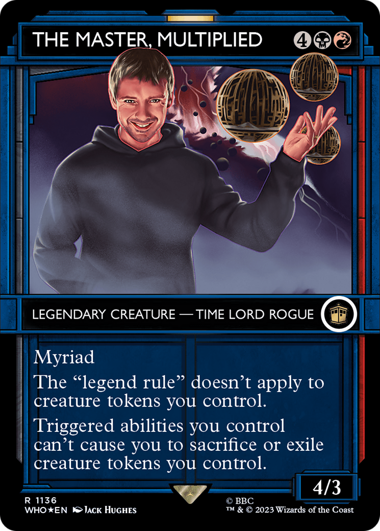 The Master, Multiplied (Showcase) (Surge Foil) [Doctor Who] | Exor Games Bridgewater