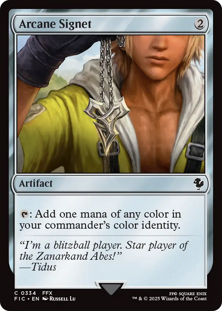 Arcane Signet (0334) [FINAL FANTASY Commander] | Exor Games Bridgewater