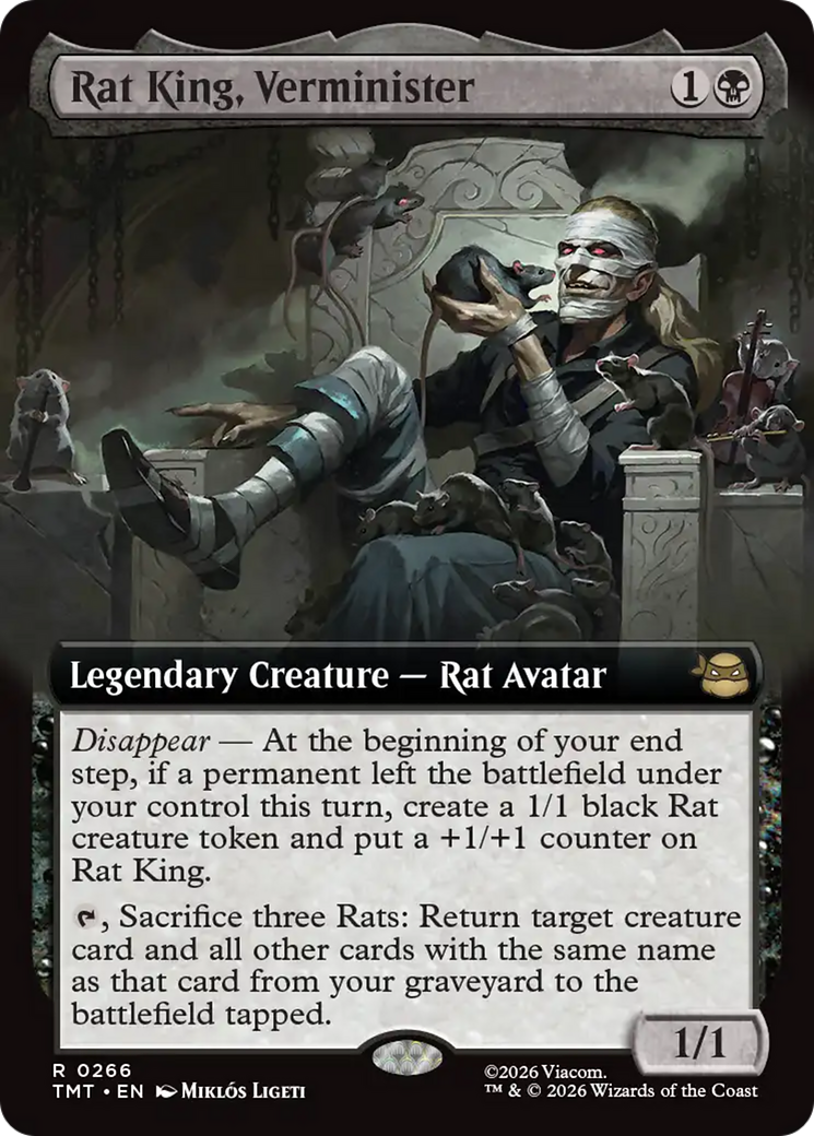 Rat King, Verminister (Extended Art) [Teenage Mutant Ninja Turtles] | Exor Games Bridgewater