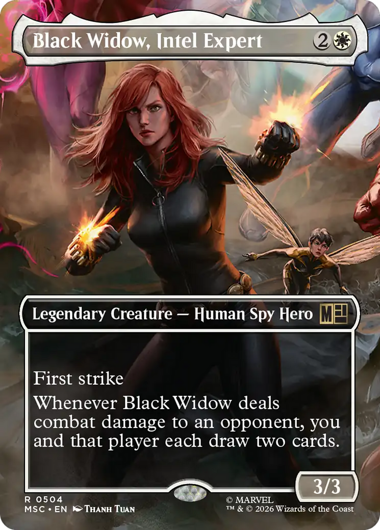 Black Widow, Intel Expert (Borderless) [Marvel Super Heroes Commander] | Exor Games Bridgewater