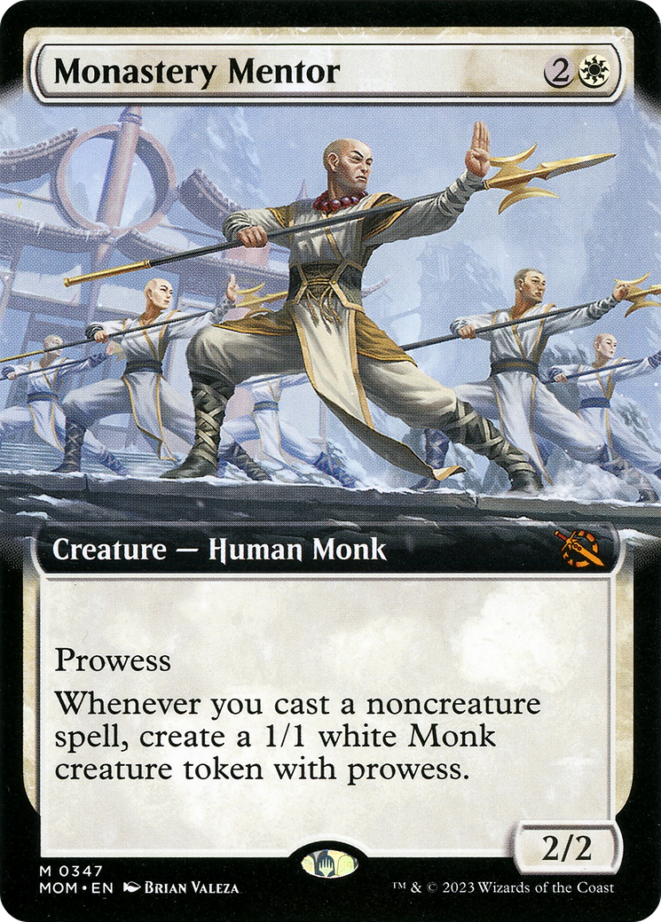 Monastery Mentor (Extended Art) [March of the Machine] | Exor Games Bridgewater