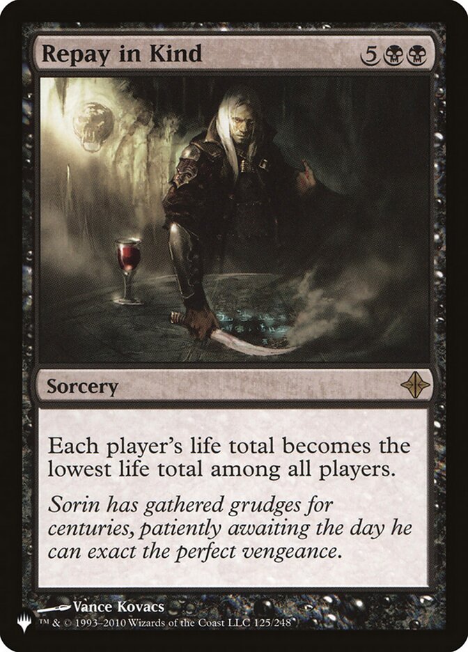 Repay in Kind [The List] | Exor Games Bridgewater