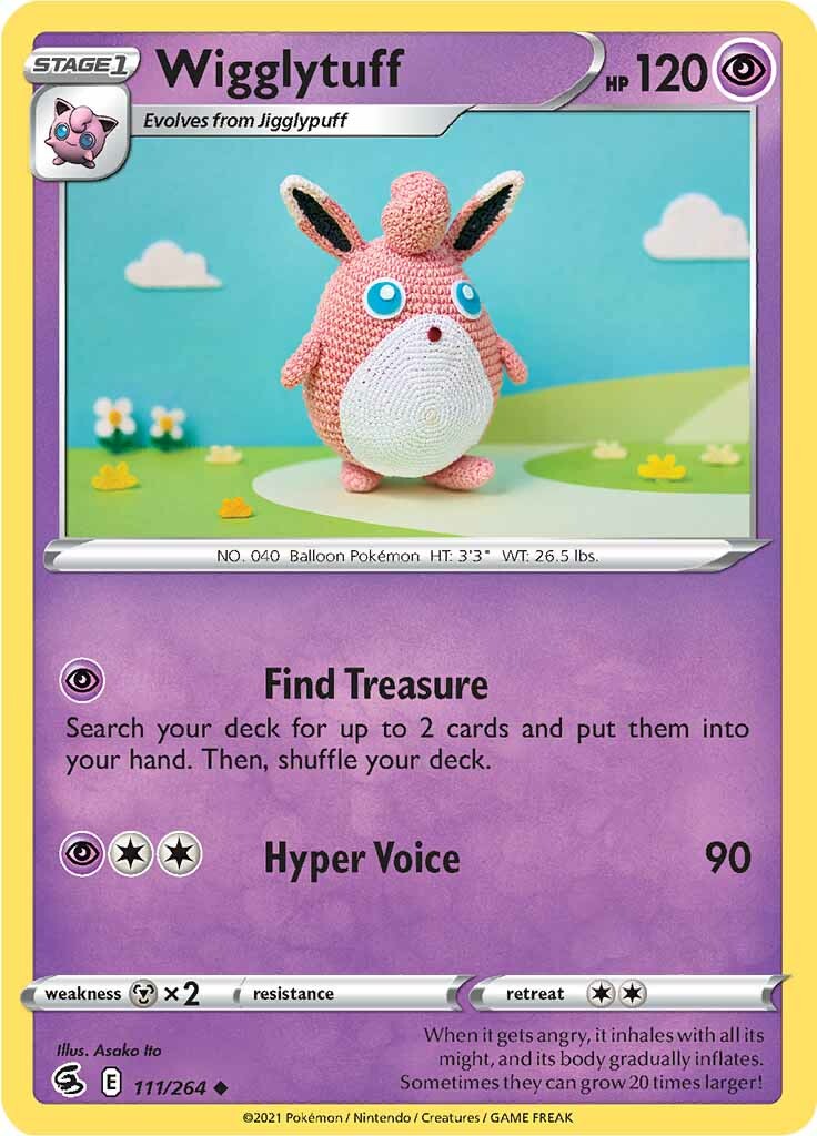 Wigglytuff (111/264) [Sword & Shield: Fusion Strike] | Exor Games Bridgewater