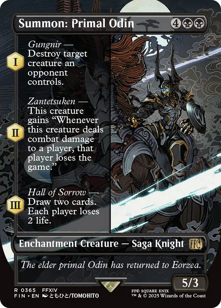 Summon: Primal Odin (Borderless) [FINAL FANTASY] | Exor Games Bridgewater