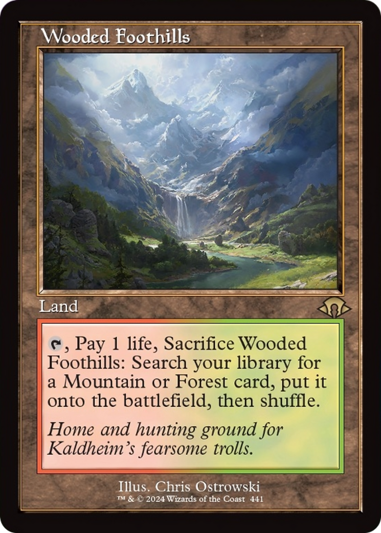 Wooded Foothills (Retro) [Modern Horizons 3] | Exor Games Bridgewater