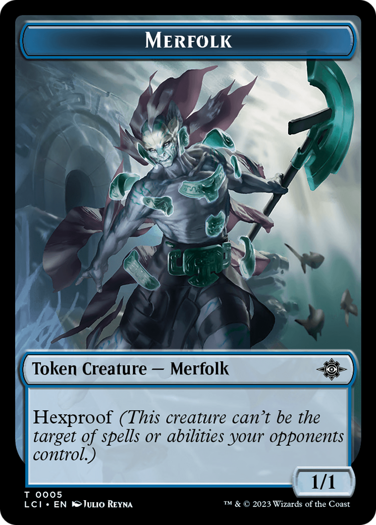 Merfolk Token [The Lost Caverns of Ixalan Tokens] | Exor Games Bridgewater