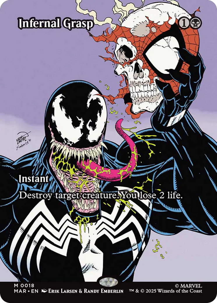 Infernal Grasp (Borderless) [Marvel Universe: Eternal-Legal] | Exor Games Bridgewater