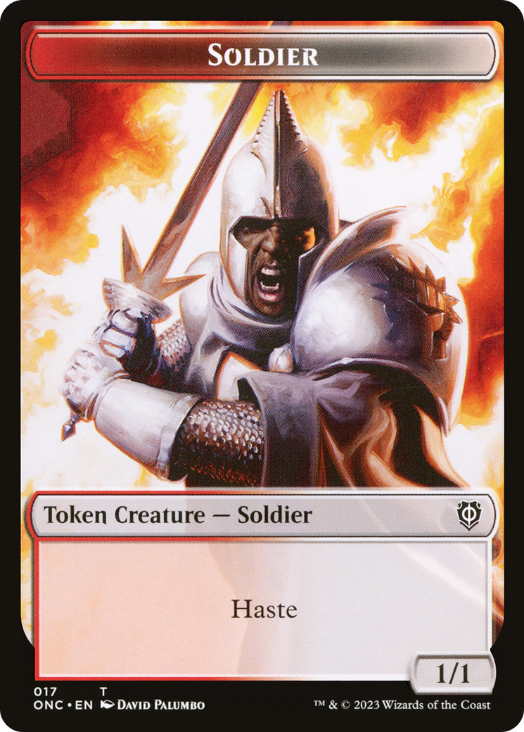 Copy // Soldier Double-Sided Token (Surge Foil) [Marvel Super Heroes Commander Tokens] | Exor Games Bridgewater