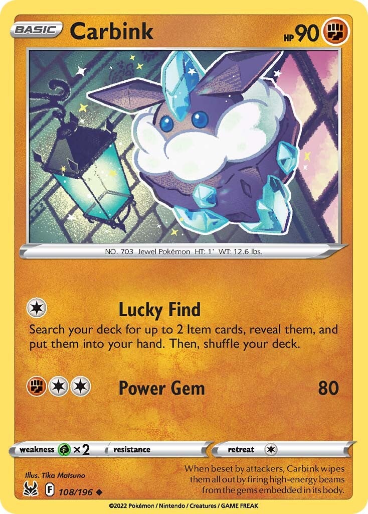 Carbink (108/196) [Sword & Shield: Lost Origin] | Exor Games Bridgewater