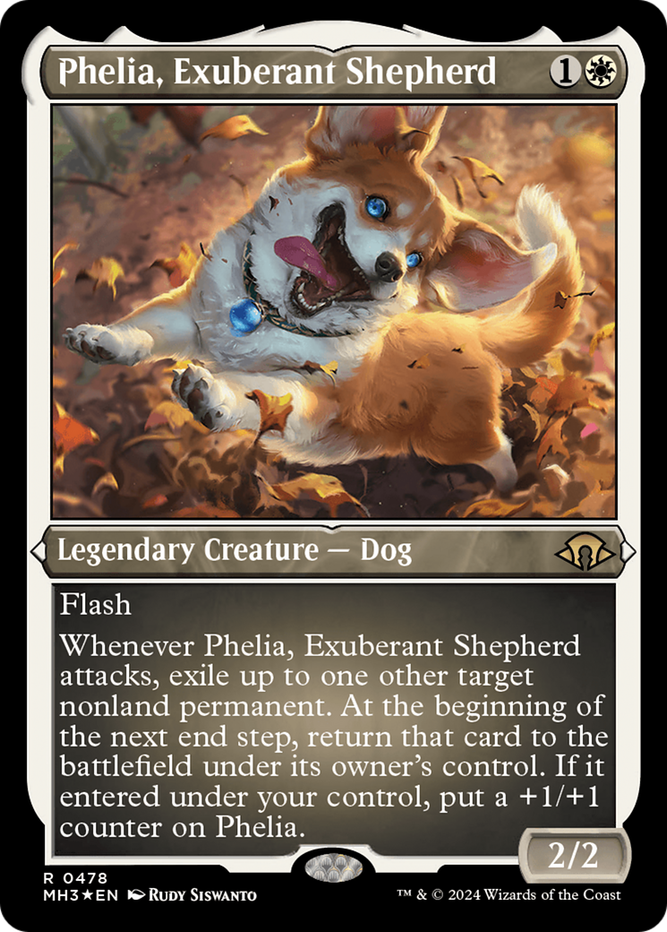 Phelia, Exuberant Shepherd (Foil Etched) [Modern Horizons 3] | Exor Games Bridgewater