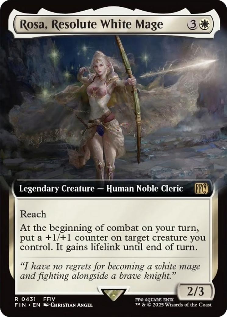 Rosa, Resolute White Mage (Extended Art) [FINAL FANTASY] | Exor Games Bridgewater