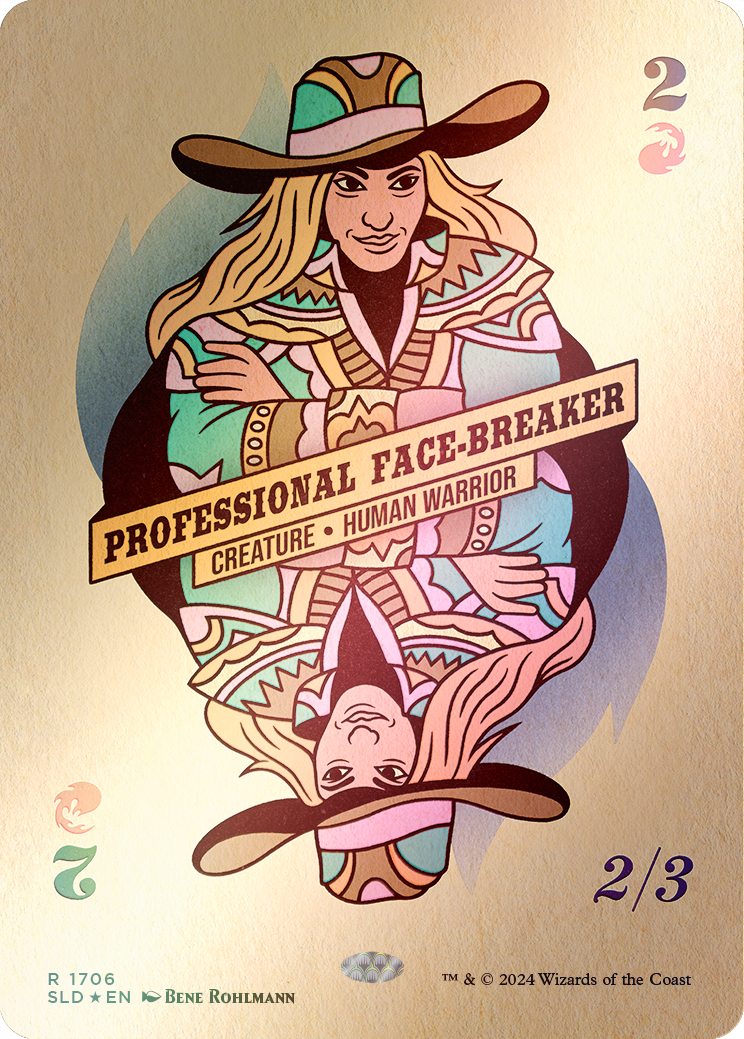 Professional Face-Breaker (Rainbow Foil) [Secret Lair Drop Series] | Exor Games Bridgewater