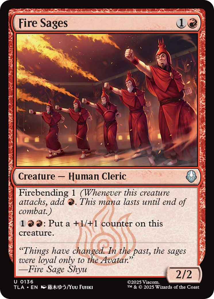 Fire Sages [Avatar: The Last Airbender] | Exor Games Bridgewater