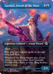 Gandalf, Friend of the Shire (Borderless Alternate Art) [The Lord of the Rings: Tales of Middle-Earth] | Exor Games Bridgewater