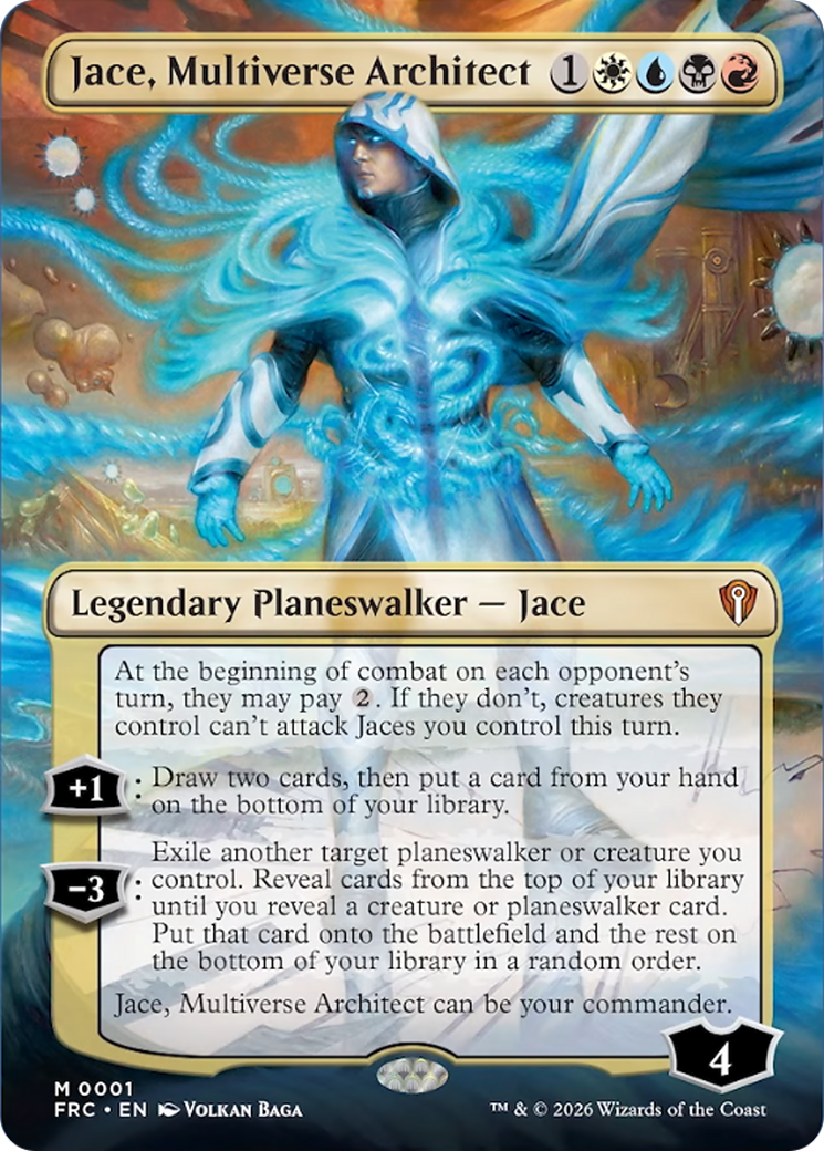 Jace, Multiverse Architect (Borderless) [Reality Fracture Commander] | Exor Games Bridgewater
