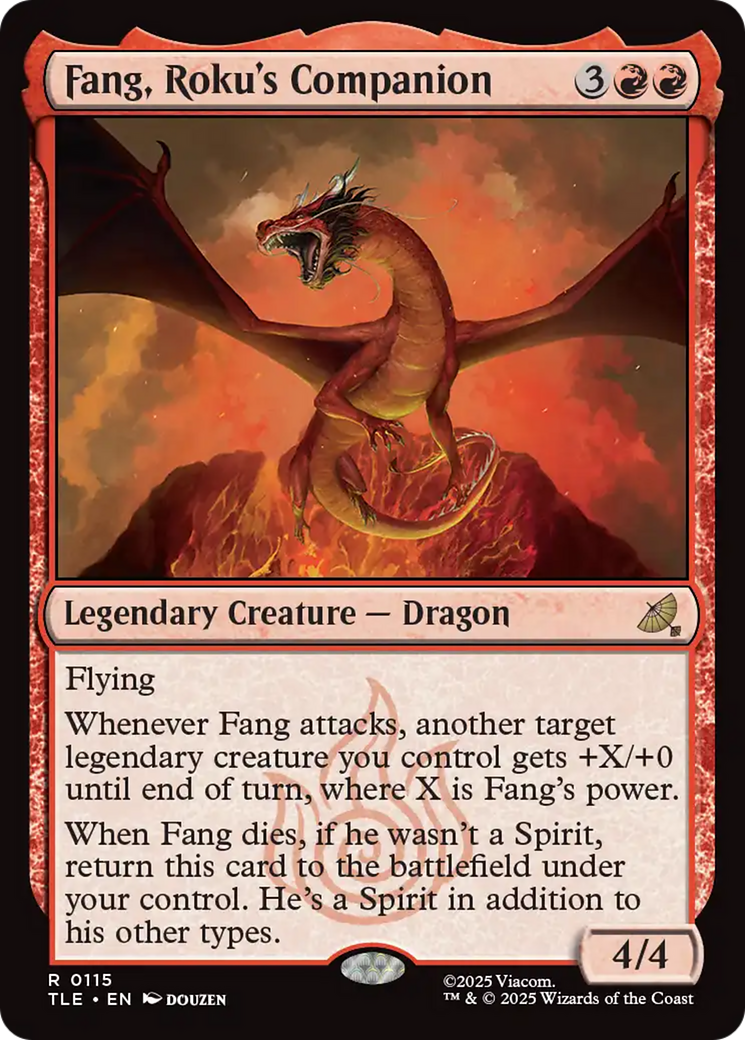 Fang, Roku's Companion [Avatar: The Last Airbender: Eternal-Legal] | Exor Games Bridgewater