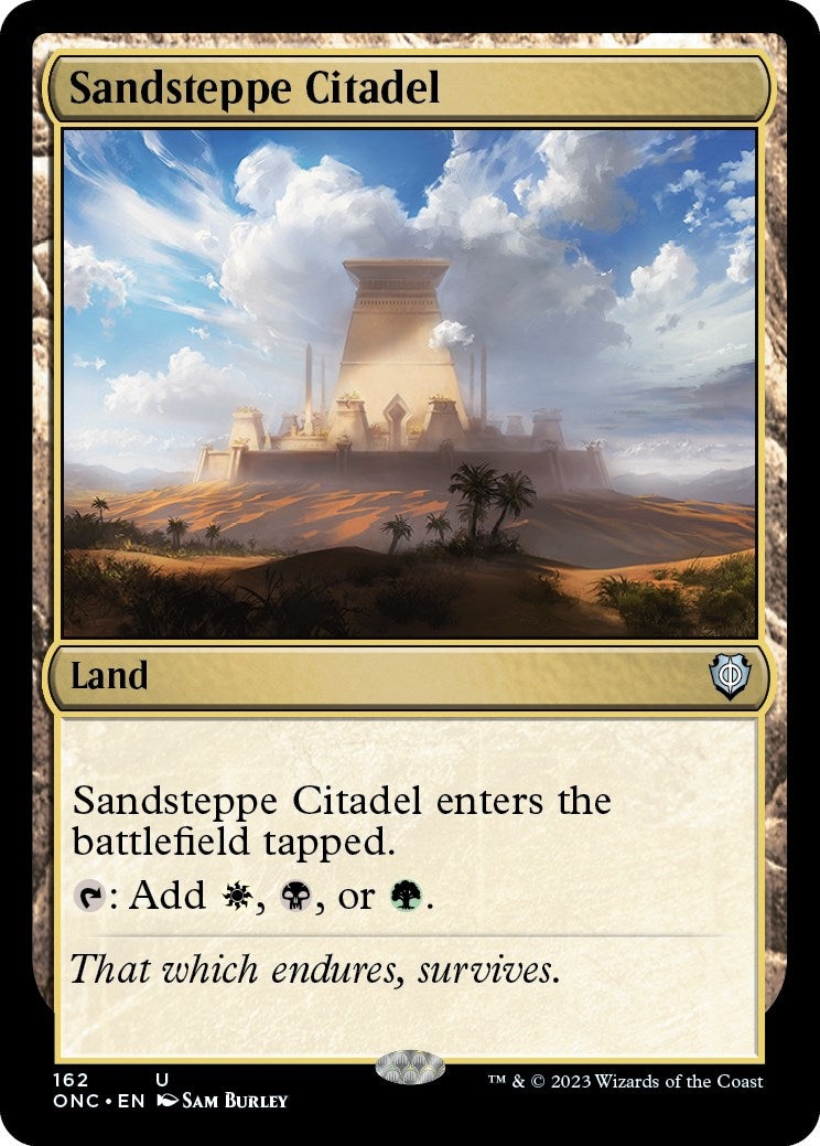 Sandsteppe Citadel [Phyrexia: All Will Be One Commander] | Exor Games Bridgewater