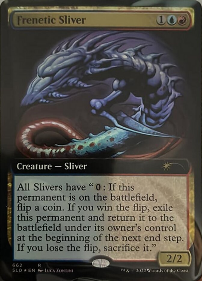 Frenetic Sliver (Extended Art) [Secret Lair Drop Promos] | Exor Games Bridgewater