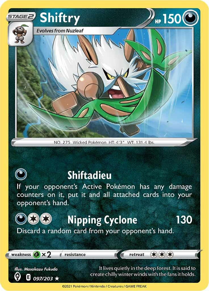 Shiftry (097/203) [Sword & Shield: Evolving Skies] | Exor Games Bridgewater