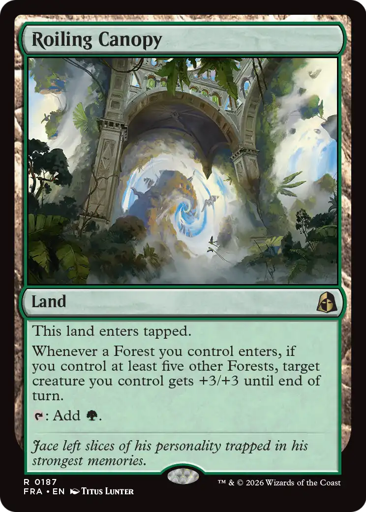 Roiling Canopy [Reality Fracture] | Exor Games Bridgewater
