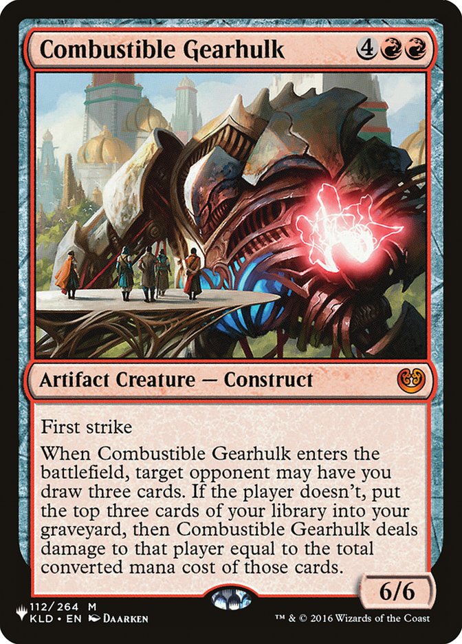 Combustible Gearhulk [The List] | Exor Games Bridgewater