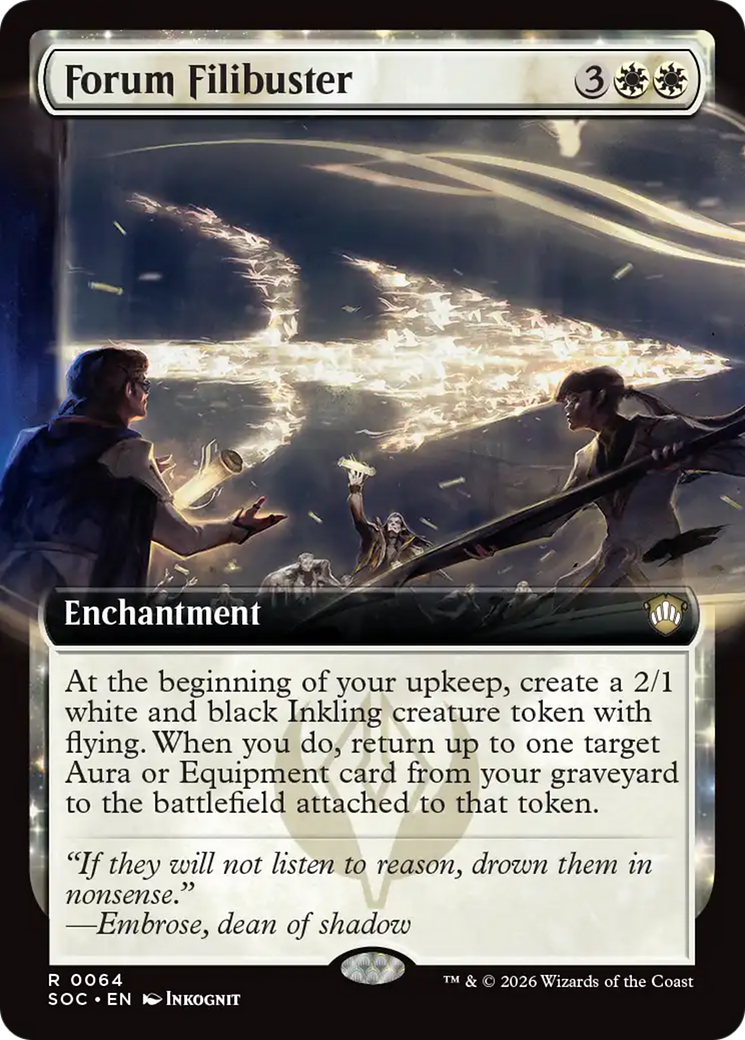 Forum Filibuster (Extended Art) [Secrets of Strixhaven Commander] | Exor Games Bridgewater