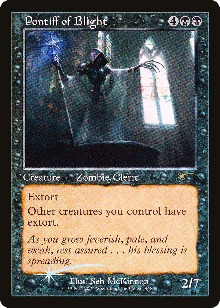 Pontiff of Blight (Retro Frame) [Secret Lair Drop Series] | Exor Games Bridgewater