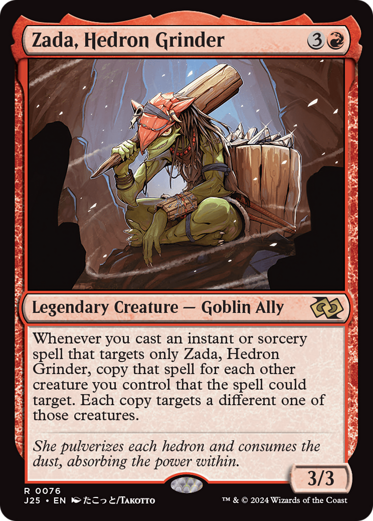 Zada, Hedron Grinder (Anime) [Foundations Jumpstart] | Exor Games Bridgewater