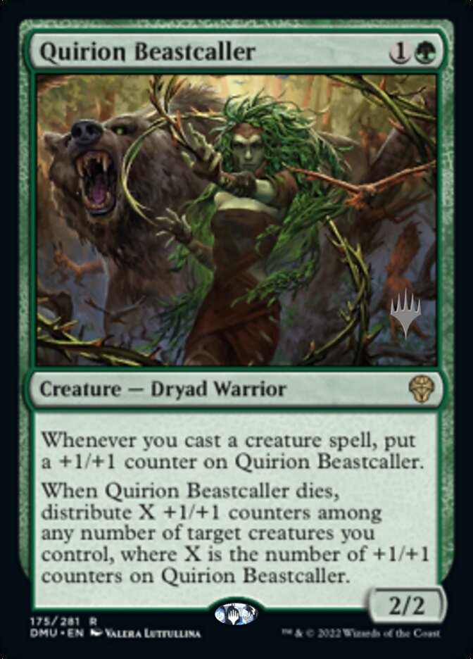 Quirion Beastcaller (Promo Pack) [Dominaria United Promos] | Exor Games Bridgewater