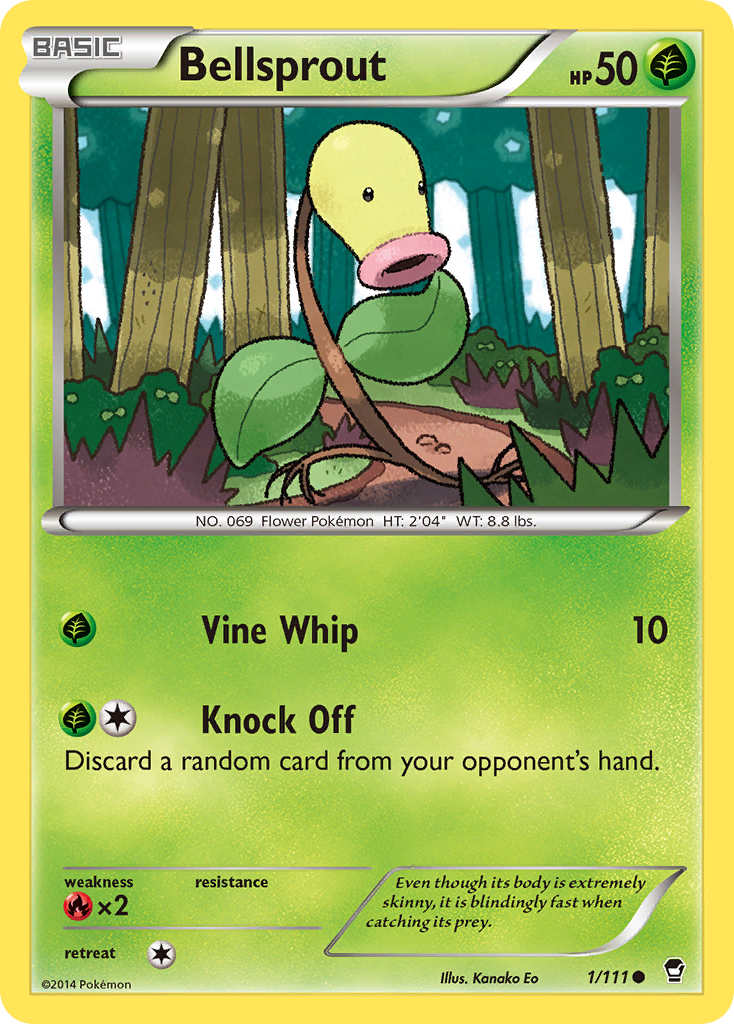 Bellsprout (1/111) [XY: Furious Fists] | Exor Games Bridgewater