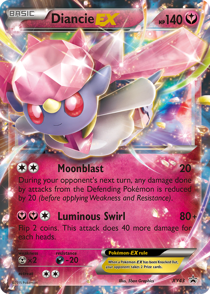 Diancie EX (XY43) [XY: Black Star Promos] | Exor Games Bridgewater