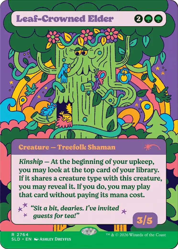 Leaf-Crowned Elder [Secret Lair Drop Series] | Exor Games Bridgewater