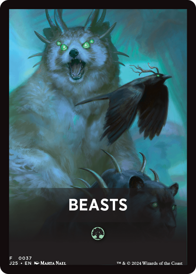 Beasts Theme Card [Foundations Jumpstart Front Cards] | Exor Games Bridgewater