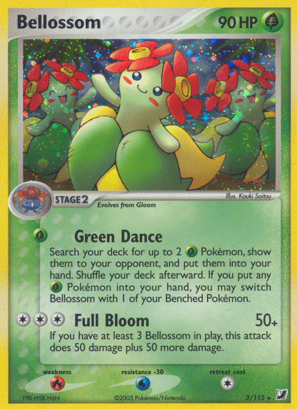 Bellossom (3/115) [EX: Unseen Forces] | Exor Games Bridgewater