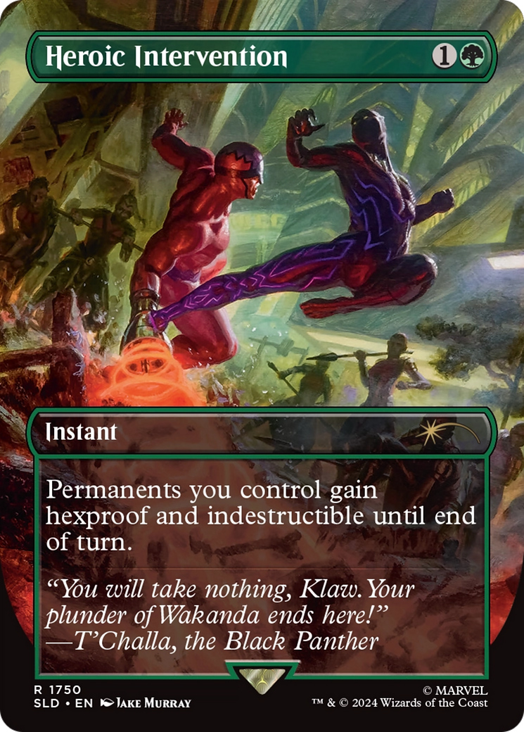 Heroic Intervention (Rainbow Foil) [Secret Lair Drop Series] | Exor Games Bridgewater