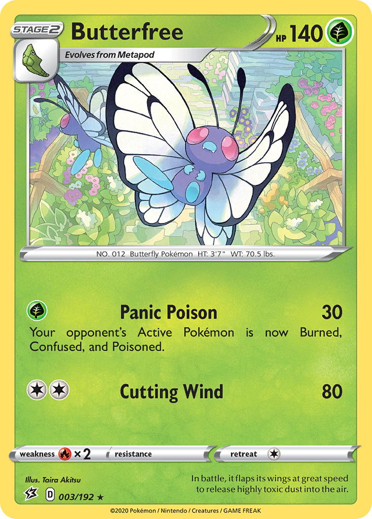 Butterfree (003/192) [Sword & Shield: Rebel Clash] | Exor Games Bridgewater