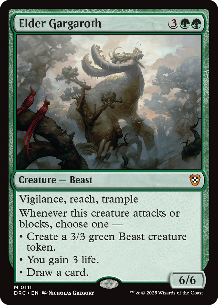 Elder Gargaroth [Aetherdrift Commander] | Exor Games Bridgewater