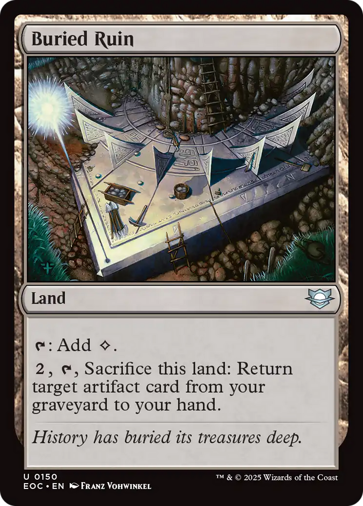 Buried Ruin [Edge of Eternities Commander] | Exor Games Bridgewater
