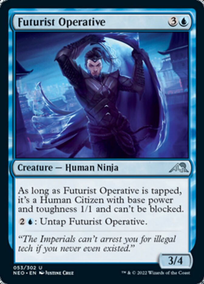 Futurist Operative [Kamigawa: Neon Dynasty] | Exor Games Bridgewater