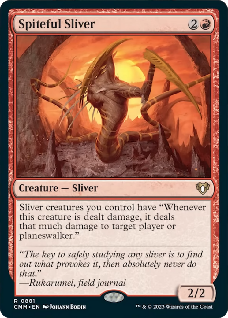 Spiteful Sliver [Commander Masters] | Exor Games Bridgewater