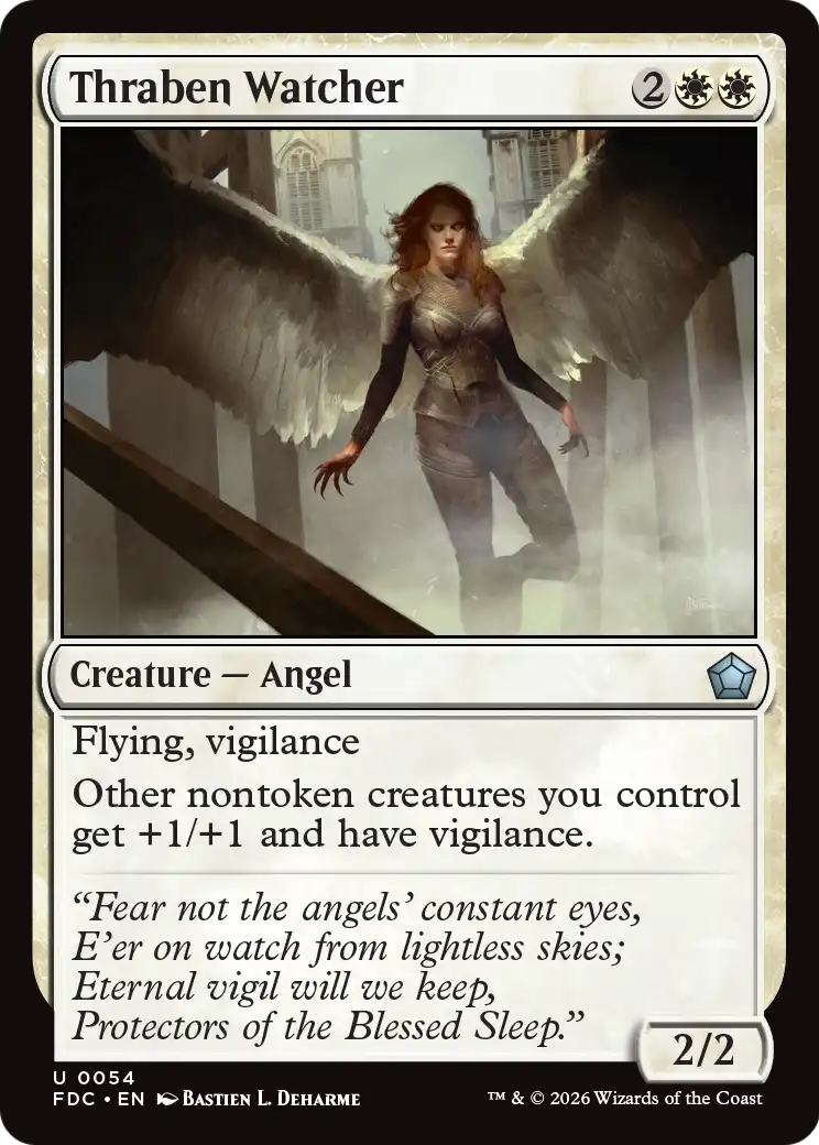 Thraben Watcher [Foundations Commander] | Exor Games Bridgewater