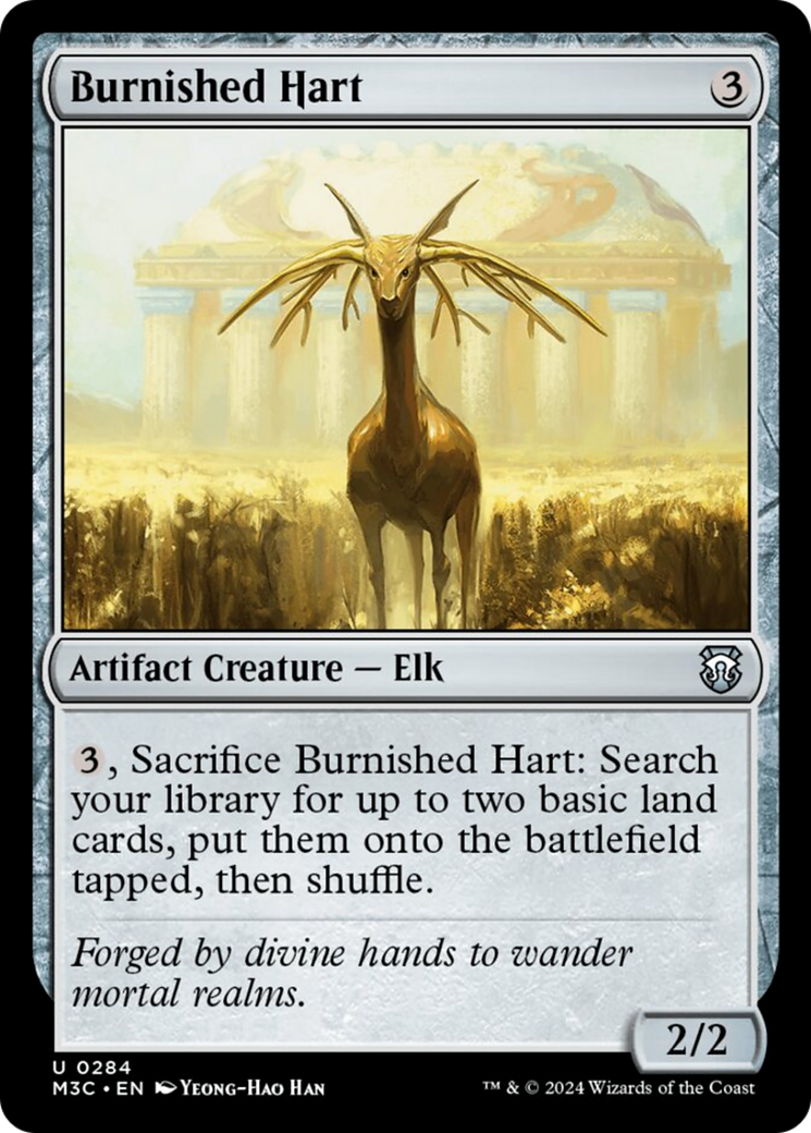 Burnished Hart (Ripple Foil) [Modern Horizons 3 Commander] | Exor Games Bridgewater