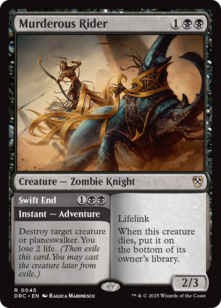 Murderous Rider [Aetherdrift Commander] | Exor Games Bridgewater