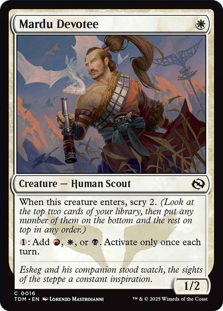 Mardu Devotee [Tarkir: Dragonstorm] | Exor Games Bridgewater