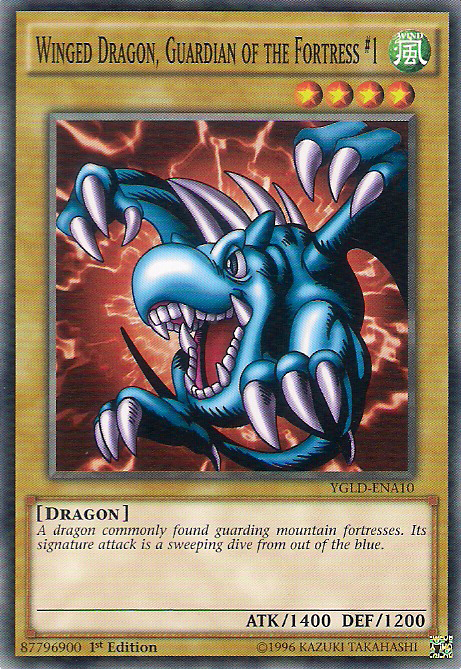 Winged Dragon, Guardian of the Fortress #1 [YGLD-ENA10] Common | Exor Games Bridgewater