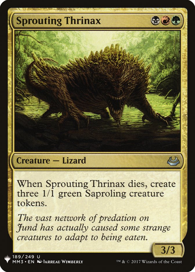 Sprouting Thrinax [Mystery Booster] | Exor Games Bridgewater