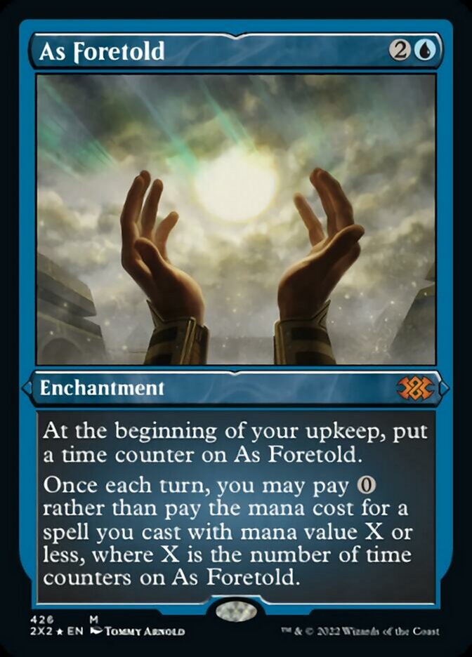 As Foretold (Foil Etched) [Double Masters 2022] | Exor Games Bridgewater