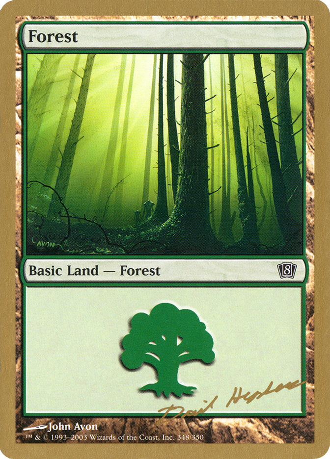 Forest (dh348) (Dave Humpherys) [World Championship Decks 2003] | Exor Games Bridgewater